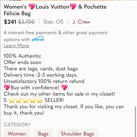 Authentic or F A K E? How to tell if an item/seller is legit! - Picture 5 of 13